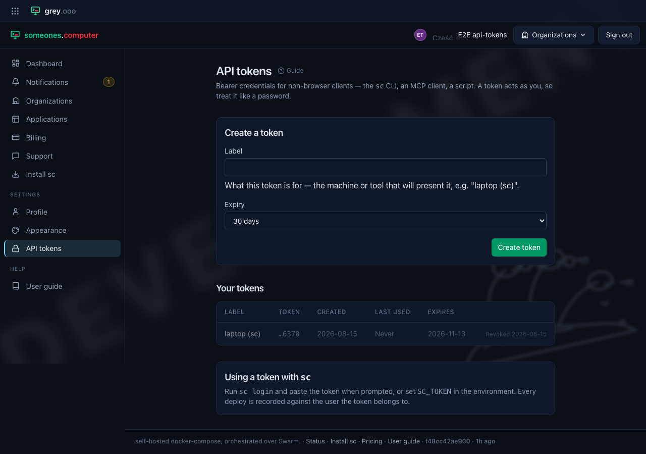 A revoked token